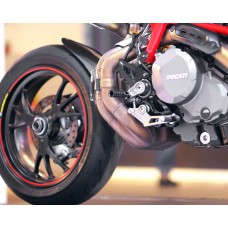 AEM FACTORY Billet rearset kit 'Adventure' for Ducati Hypermotard 950